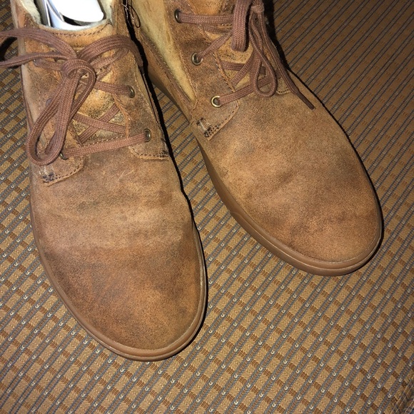 UGG Men’s Kramer Bomber Chestnut Boots Size 11 - Picture 11 of 16